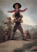Francisco Goya Las Gigantillas Sweden oil painting artist